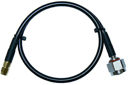 Cable assembly 500mm RU240-UF ultra flexible, stranded core fitted with N-type male and SMA male connector fitted